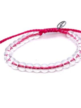 4Ocean Clear Bead Flamingo Bracelet